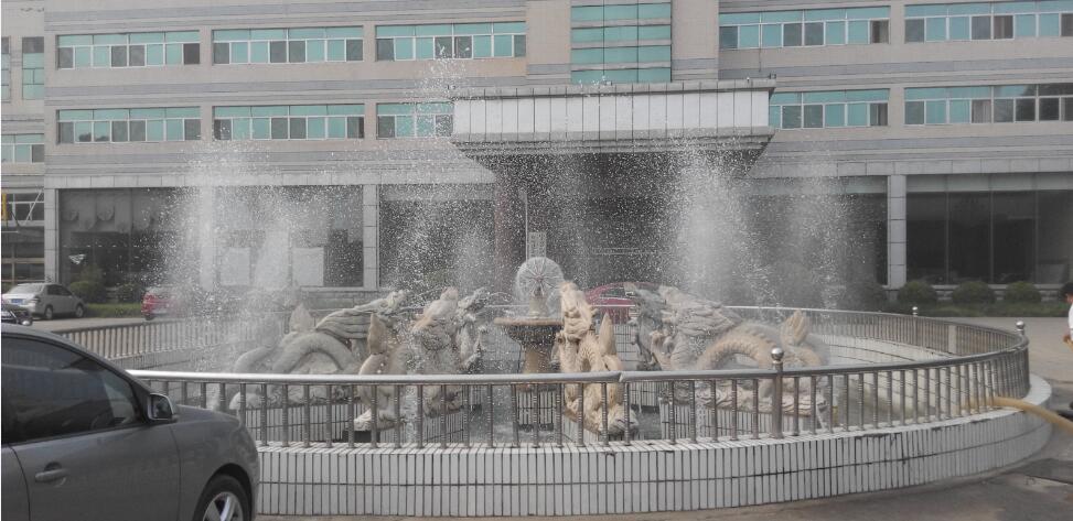 濟(jì)南齊河黨校噴泉雕塑水景