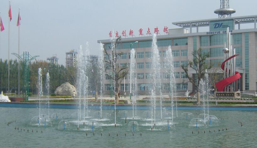 山東東岳化工廠(chǎng)區(qū)景觀(guān)噴泉